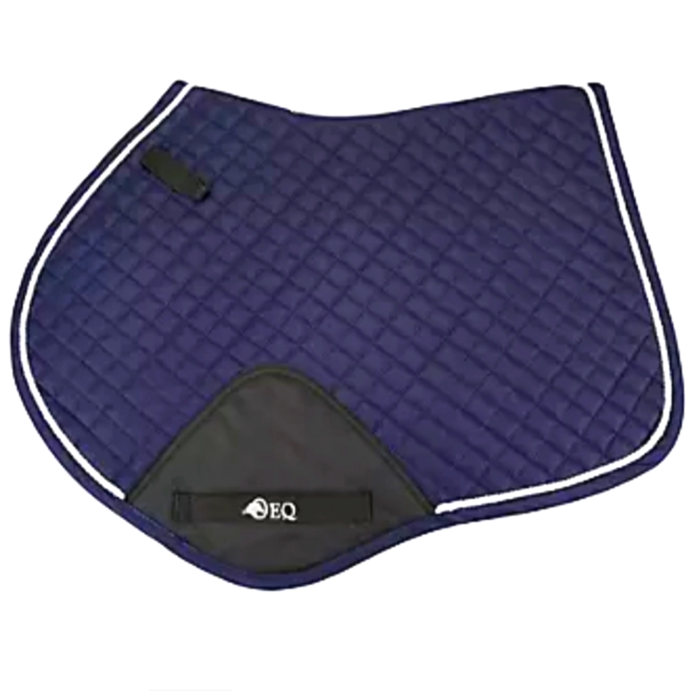 OEQ Jump Saddle Pad w/ Cordura Girth Area Navy